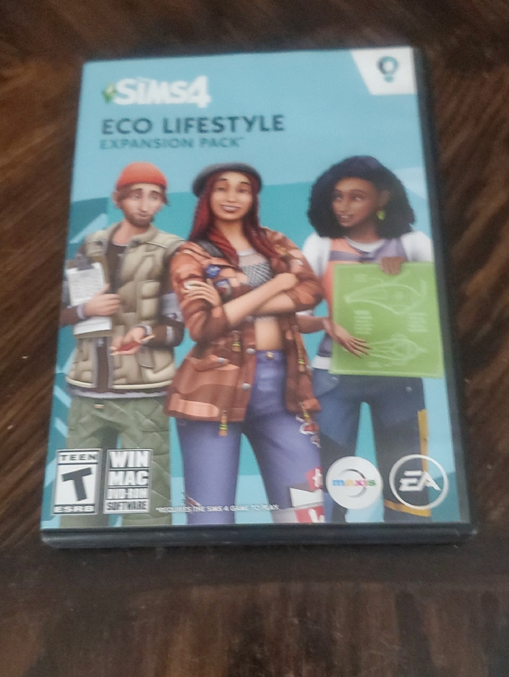 Origins The Sims 4 Eco Lifestyle Expansion Pack - Teal & Brown Artwork